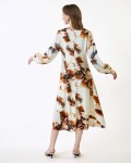 SIXDO G-Brown Woven Loose Dress